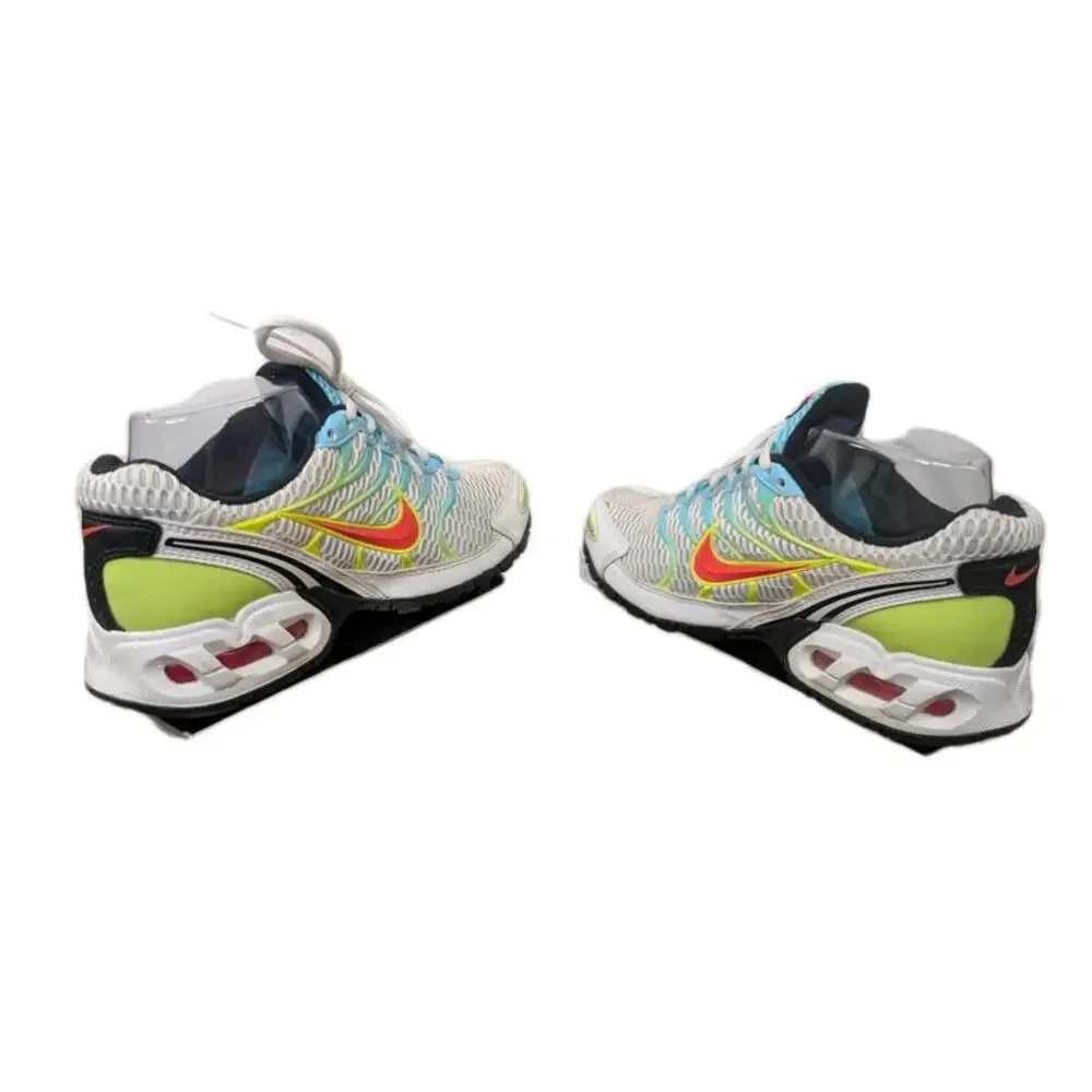 Nike Air Max Torch4 White Blk Turquoise Lime Crimson Sneakers Shoes Wmns Sz 6.5‎